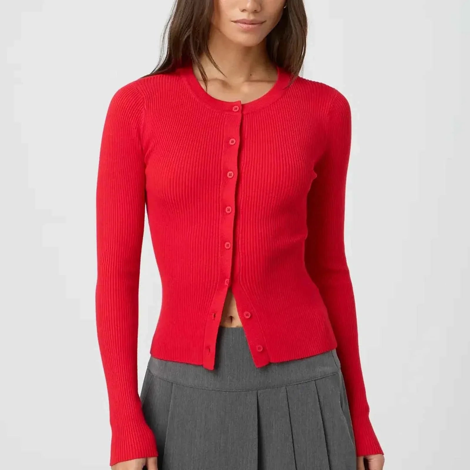 Women's Ribbed Cardigan