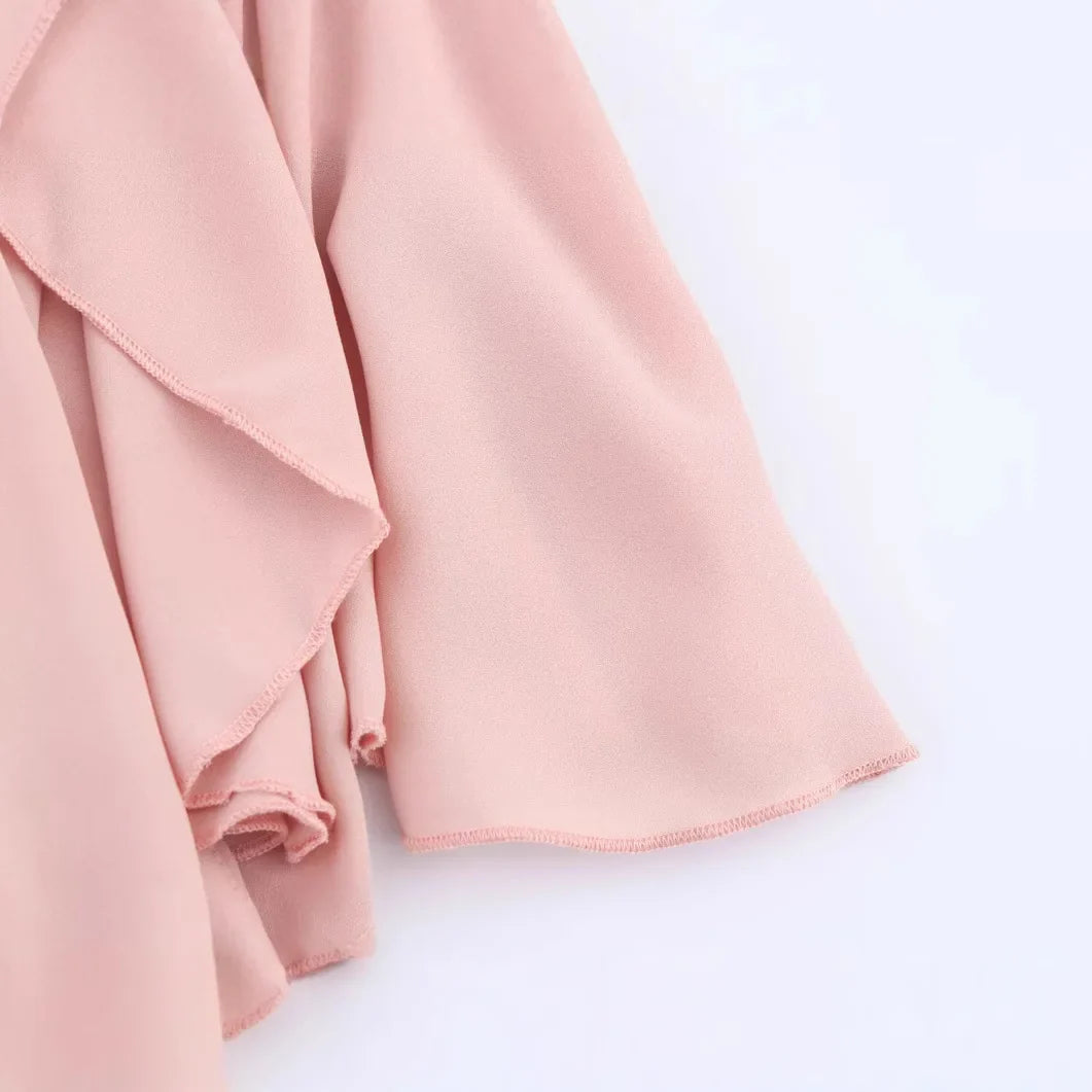 Women’s Ruffled Mini Skirt High Waist