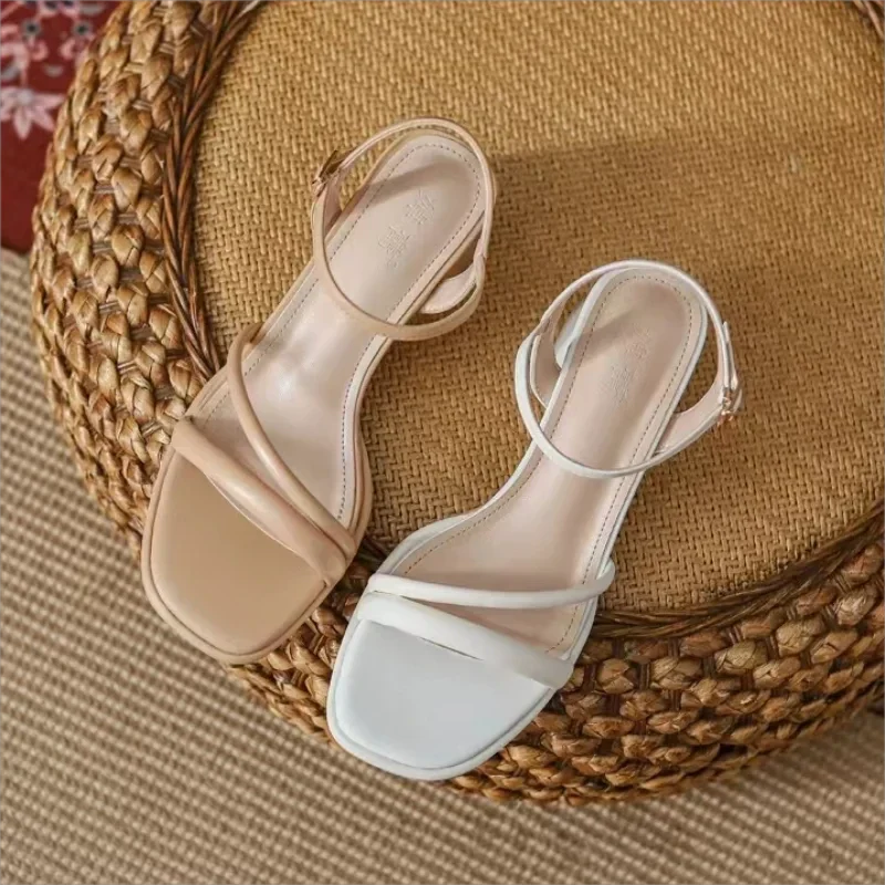 Women's Shoes Open Toe Thick Heel Sandals