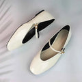 Women's Shoes Shallow Buckle Strap Soft Sole High Quality