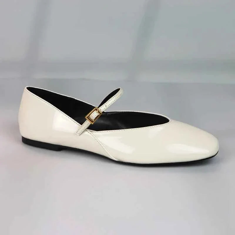Women's Shoes Shallow Buckle Strap Soft Sole High Quality