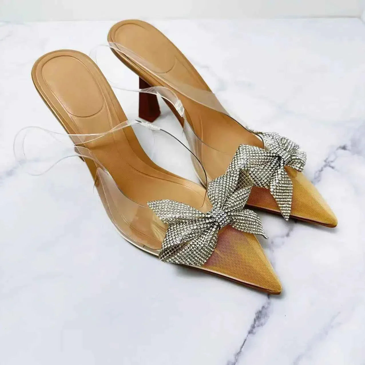 Women's Shoes With Shiny Bow
