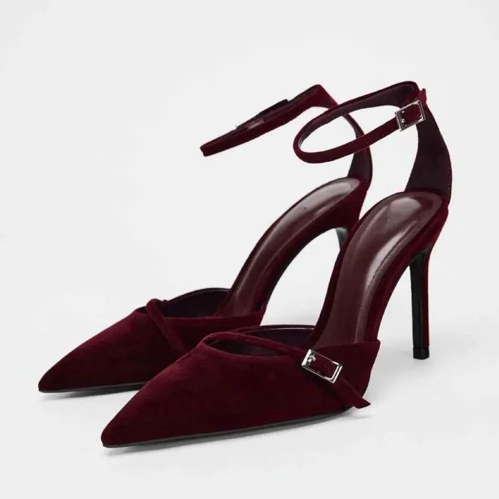 Women's Shoes With Velvet Effect
