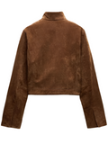 Women’s Short Suede Jacket