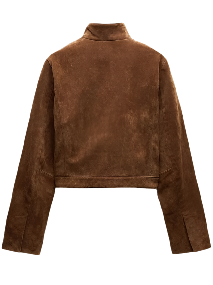 Women’s Short Suede Jacket