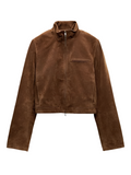 Women’s Short Suede Jacket