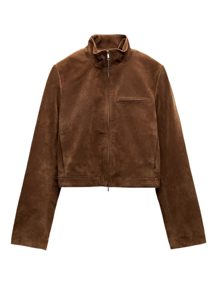 Women’s Short Suede Jacket