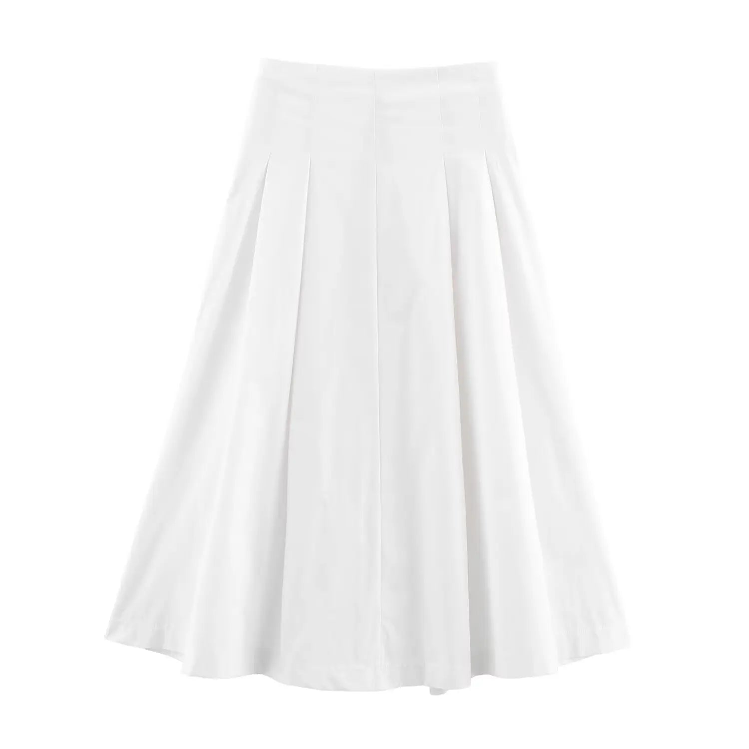 Women’s Simple A-line Skirt High Waist