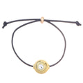 Women’s Simple Ball Love Knotted Bracelet Necklace - 03 Kc Gold Round N1096 - electronic accessories