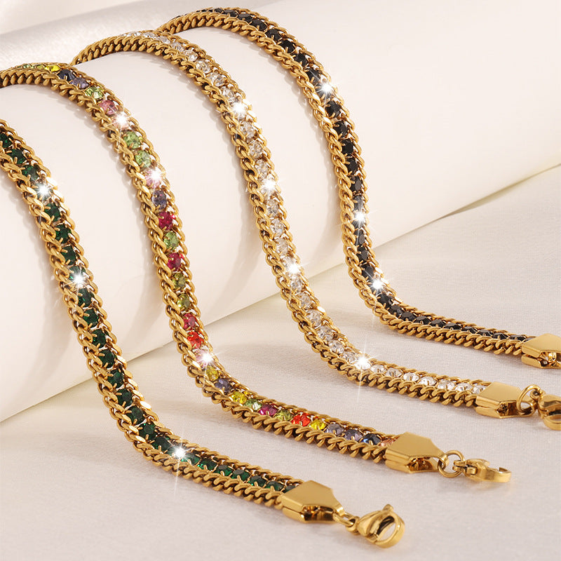 Women’s Simple Fashion Personality Stainless Steel Bracelet - electronic accessories