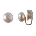 Women’s Simple Freshwater Pearl All-match Earrings - Ear Clip 8.5MM - electronic accessories