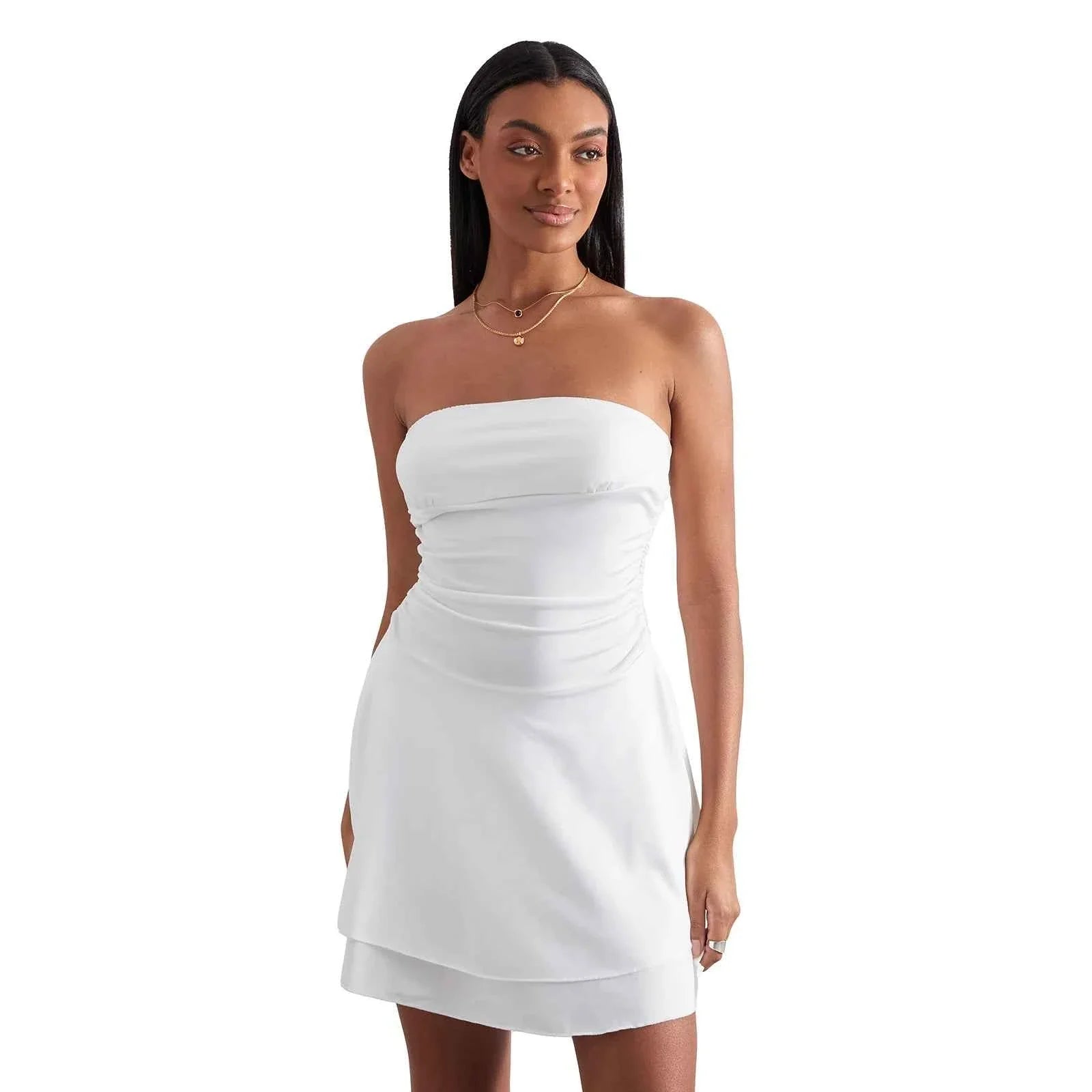 Women's Sleeveless Strapless Dress
