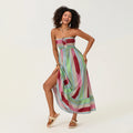 Women’s Sleeveless Strapless Long Dress Bohemian