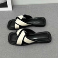 Women's Slippers Open Toe Low Heel
