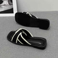 Women's Slippers Open Toe Low Heel