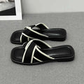 Women's Slippers Open Toe Low Heel