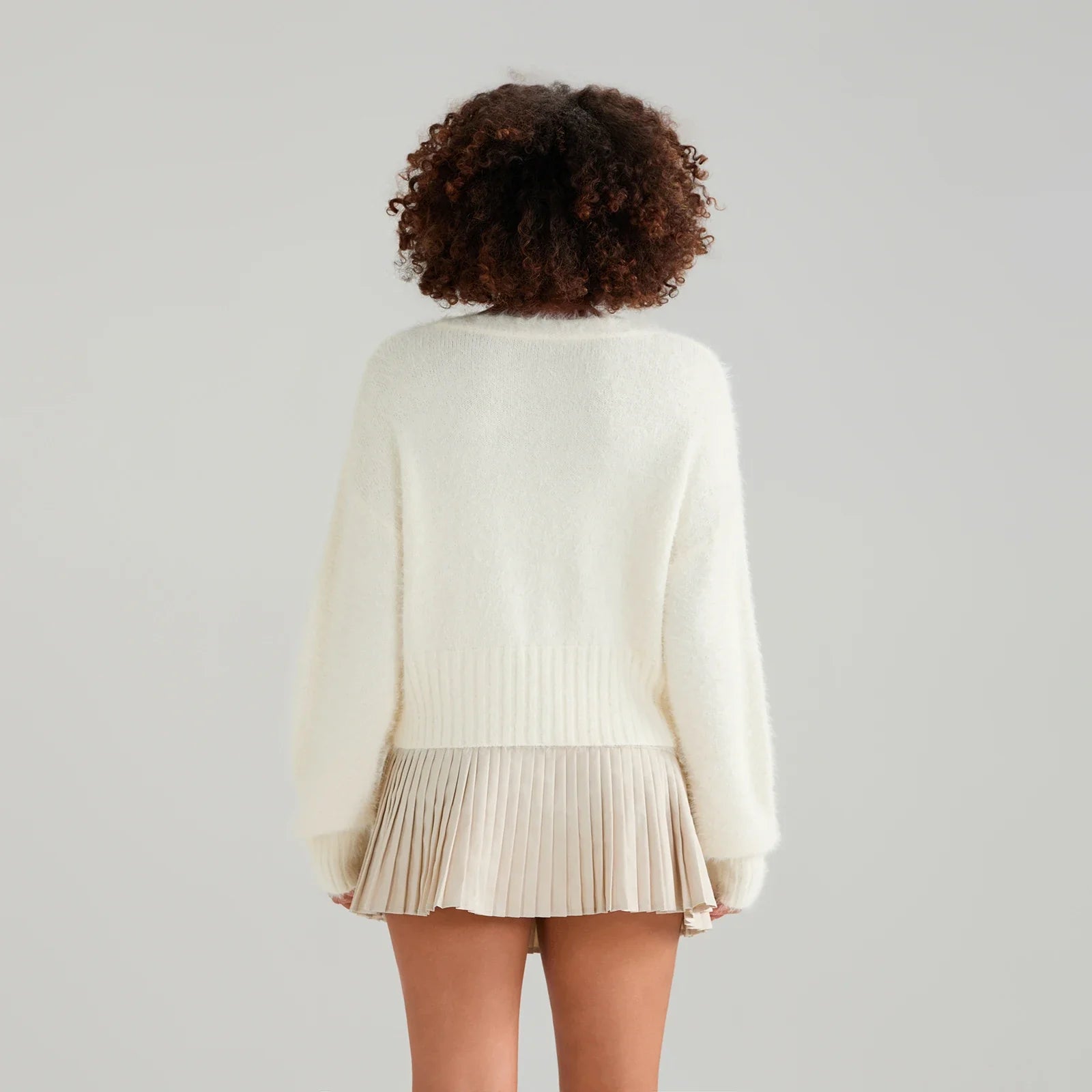 Women’s Solid Color Button Down Knit Cardigan