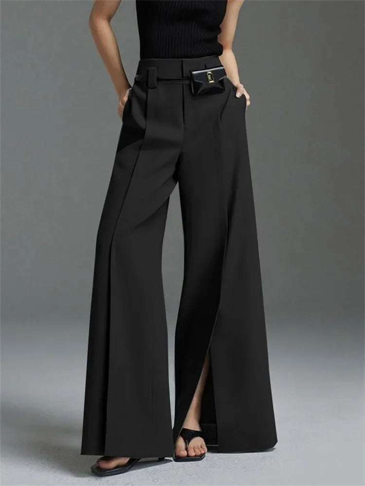 Women’s Solid Color Commute Suit Pants