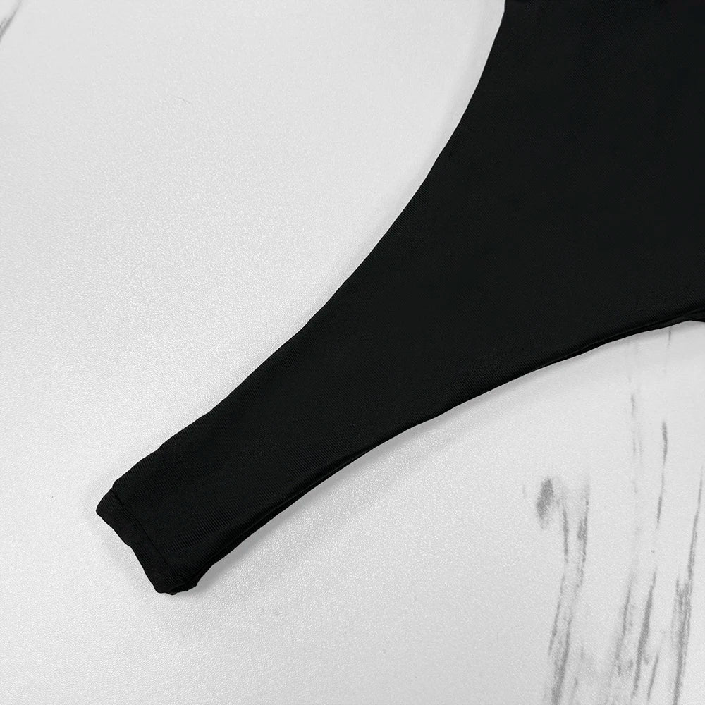 Women’s Solid-color Separate Beach Wear Sexy Halter - Other