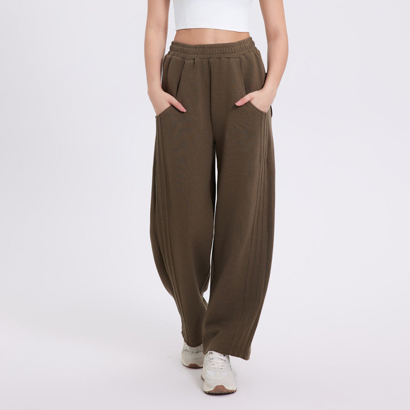 Women’s Sports Fashion Casual Straight Pants - Other