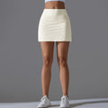 Women’s Sports Running Fitness Yoga Wear Short Skirt - 7067 Light Ivory / L - Other