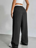 Women's Stripe Straight Pants