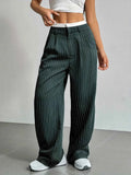 Women's Stripe Straight Pants
