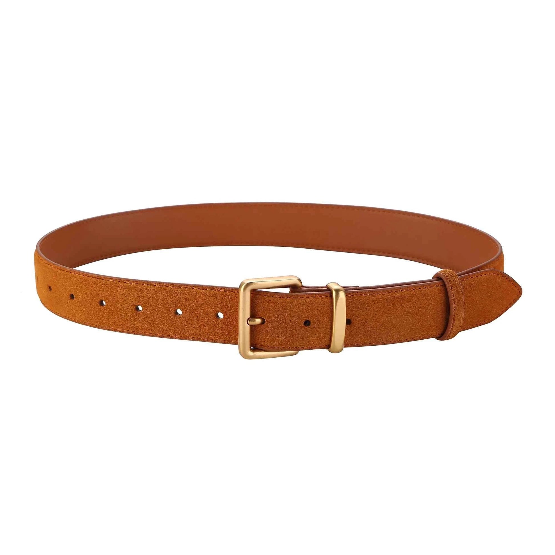 Women's Suede Cowhide Belts Genuine Leather