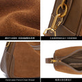 Women’s Suede Genuine Leather Crossbody Bag