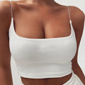 Womens Summer Camis Tanks Tops Sleeveless Bustier Unpadded Bandeau Bra - Other