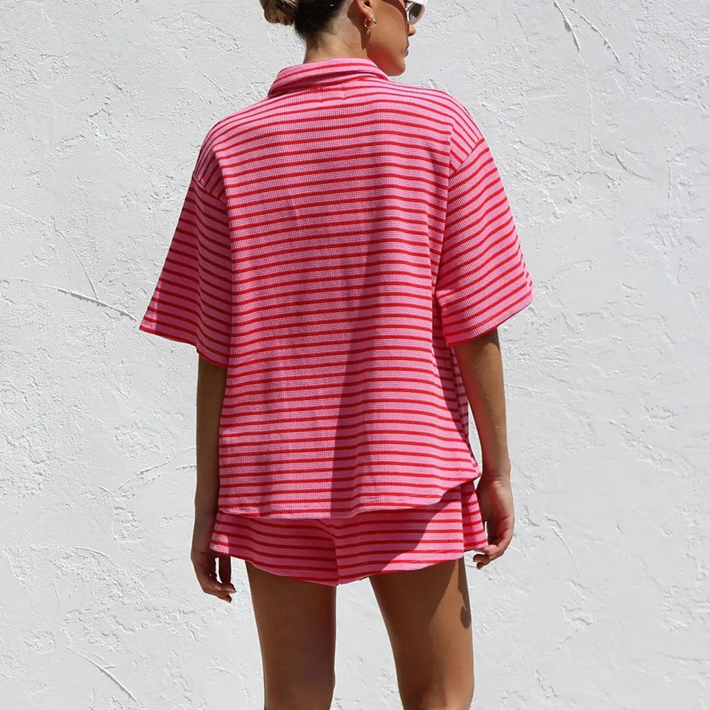 Womens Summer Loose Outfits Set