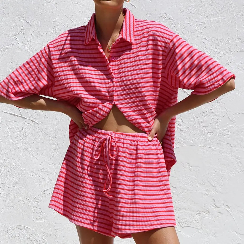 Womens Summer Loose Outfits Set