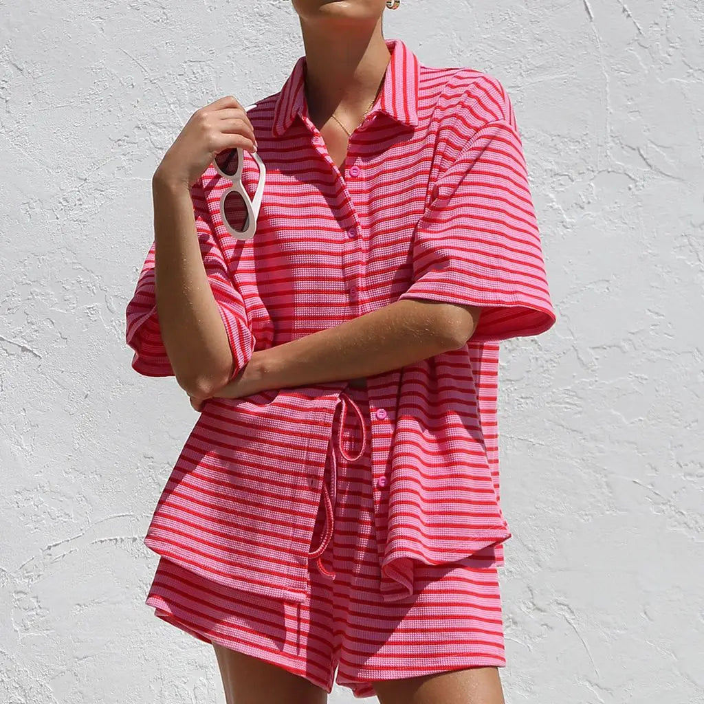 Womens Summer Loose Outfits Set