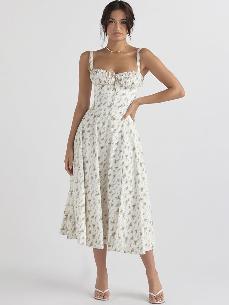 Women’s Sundress Floral Print Dress Midi - Other