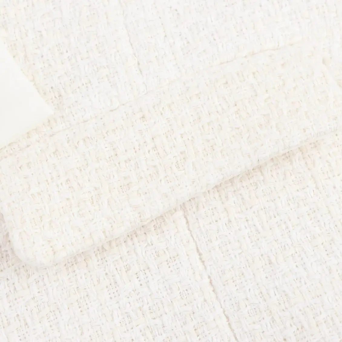 Women’s Texture Bow Lace-up Cropped Blazer