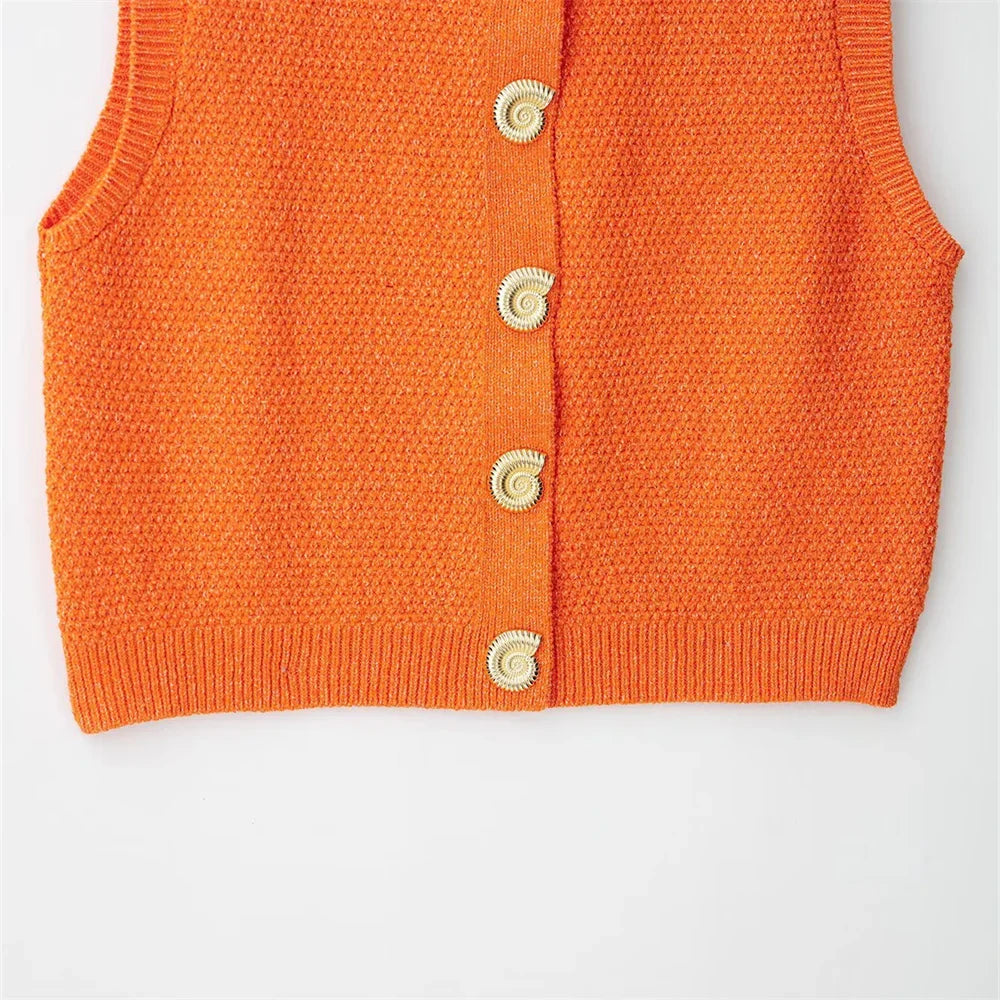 Women’s Top Vest Round Neck Sleeveless