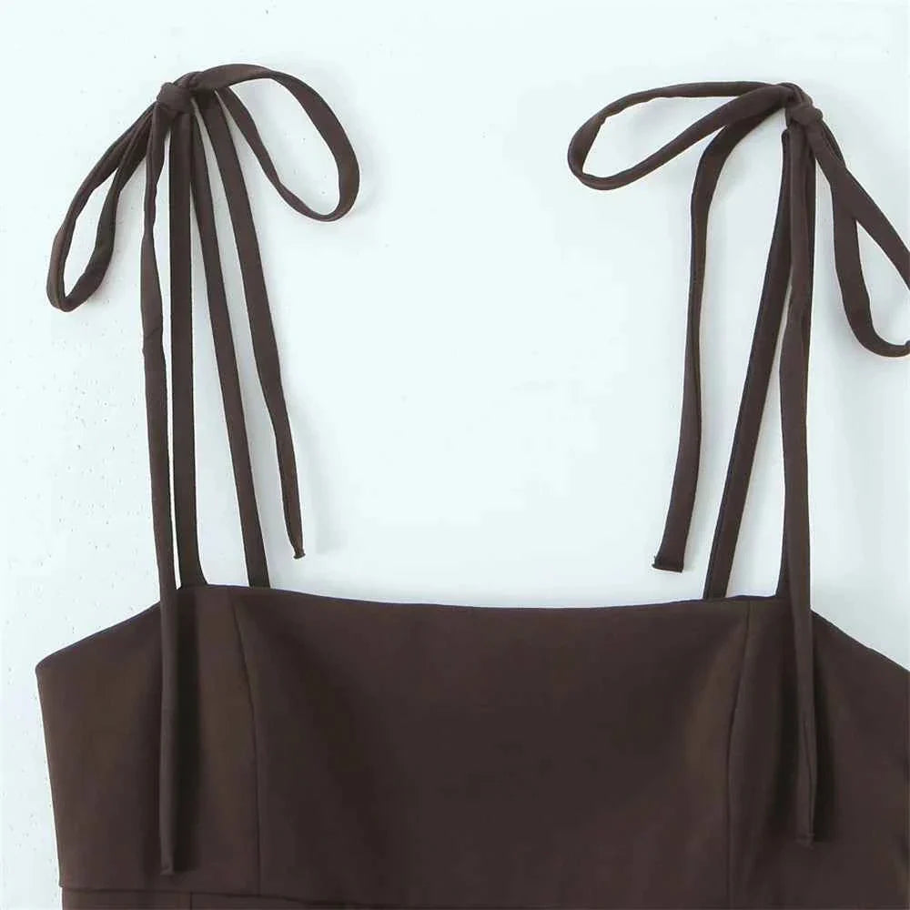 Women's Top With Bow Decoration