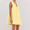 Womens V Neck Tank Dress