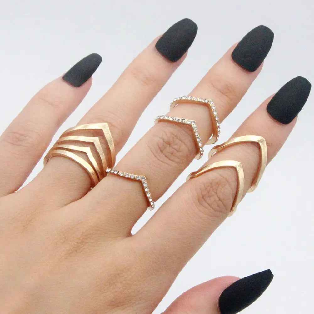 Women's Vintage Water Drop Diamond Ring Suit - Norellé