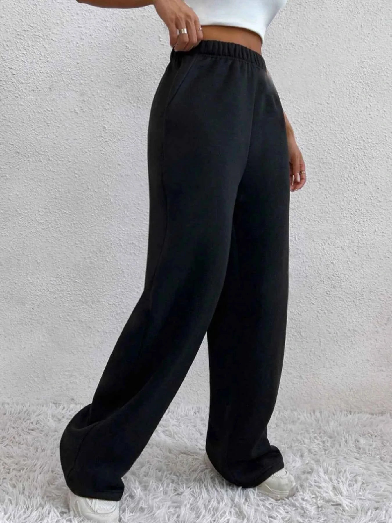 Women's Warm Pants Fleece Lined High Waist