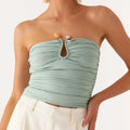 Women'sRuched Tube Top