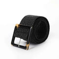 Woven Bohemian Style Square Buckle Wide Women Belt