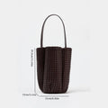 Woven Effect Bucket Bag