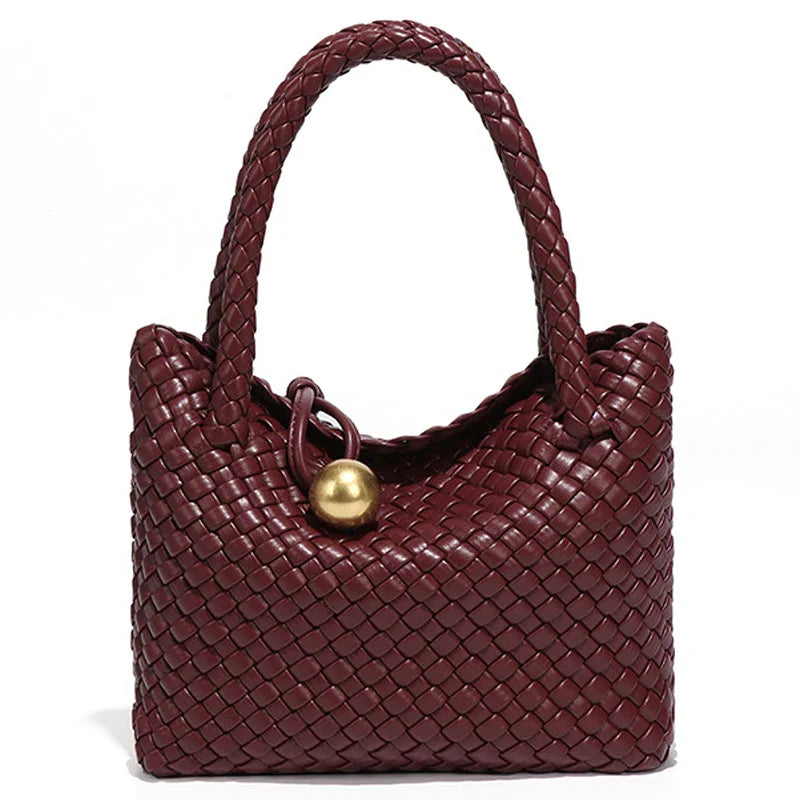 Woven Shoulder Bag for Women Crossbody Tote