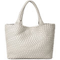 Woven Tote Bag - Beige