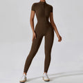 Yoga Set Women’s Jumpsuits One-Piece Suit - Jiaocha Coffee / XL / CHINA