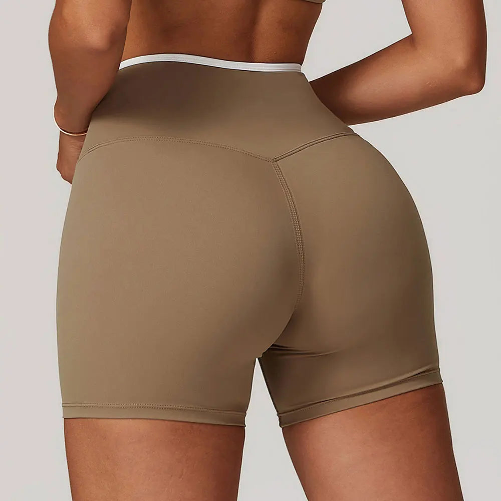 Yoga Shorts Women Fitness V-shaped Waist