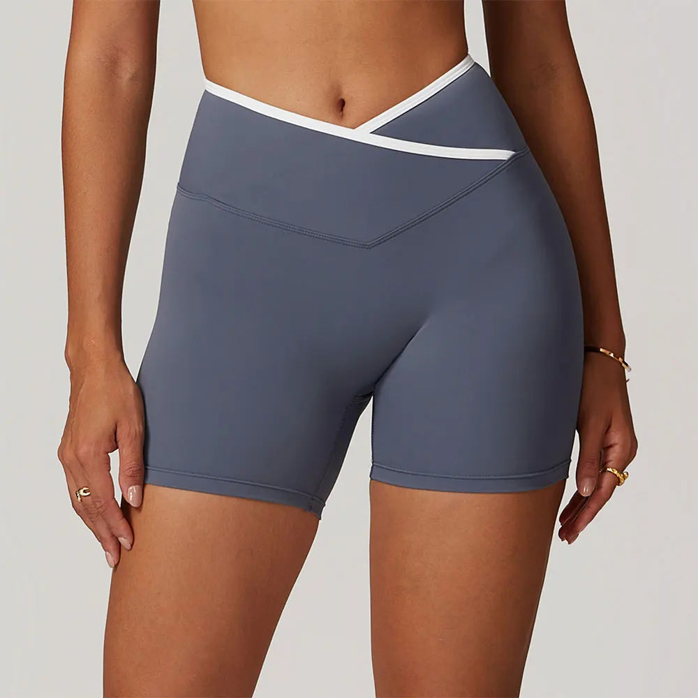 Yoga Shorts Women Fitness V-shaped Waist
