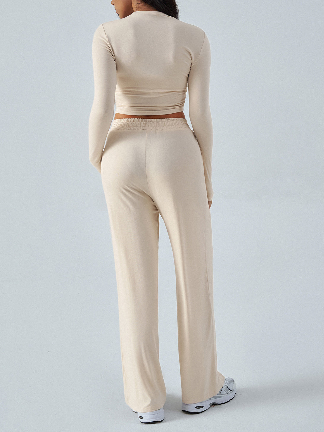 Yoga Sports Long Sleeve Inner Wear Trousers Suit Women - Other