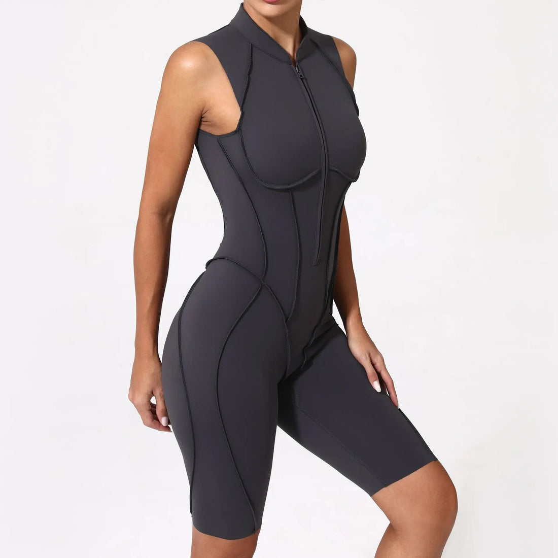 Yoga Suit Short Sleeve Zipper Sports Clothing Fitness Suits
